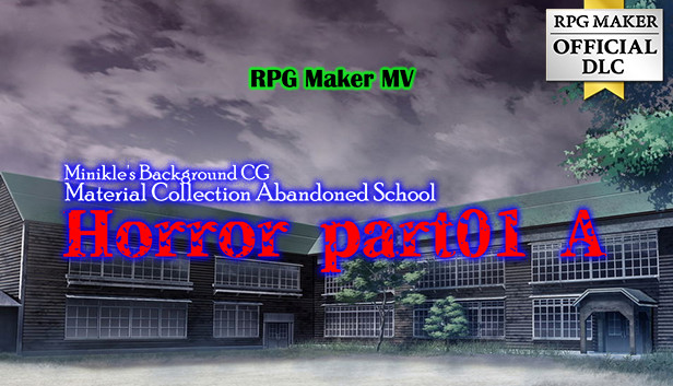 RPG Maker MV - Minikle's Background CG Material Collection Abandoned School Horror part01 A Steam capsule image