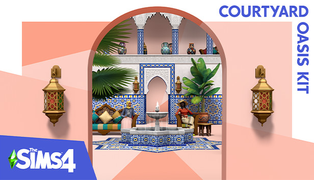 The Sims™ 4 Courtyard Oasis Kit Steam capsule image