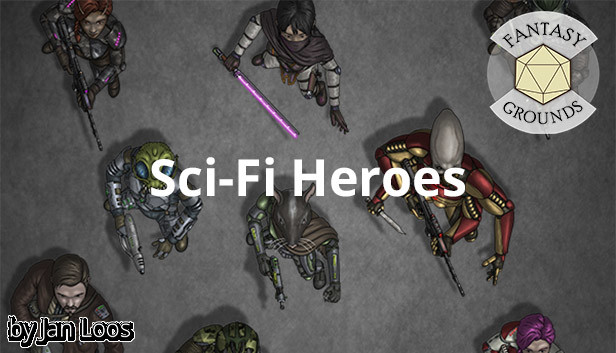 Fantasy Grounds - Jans Tokenpack 20 - Sci-Fi Heroes 1 Steam capsule image