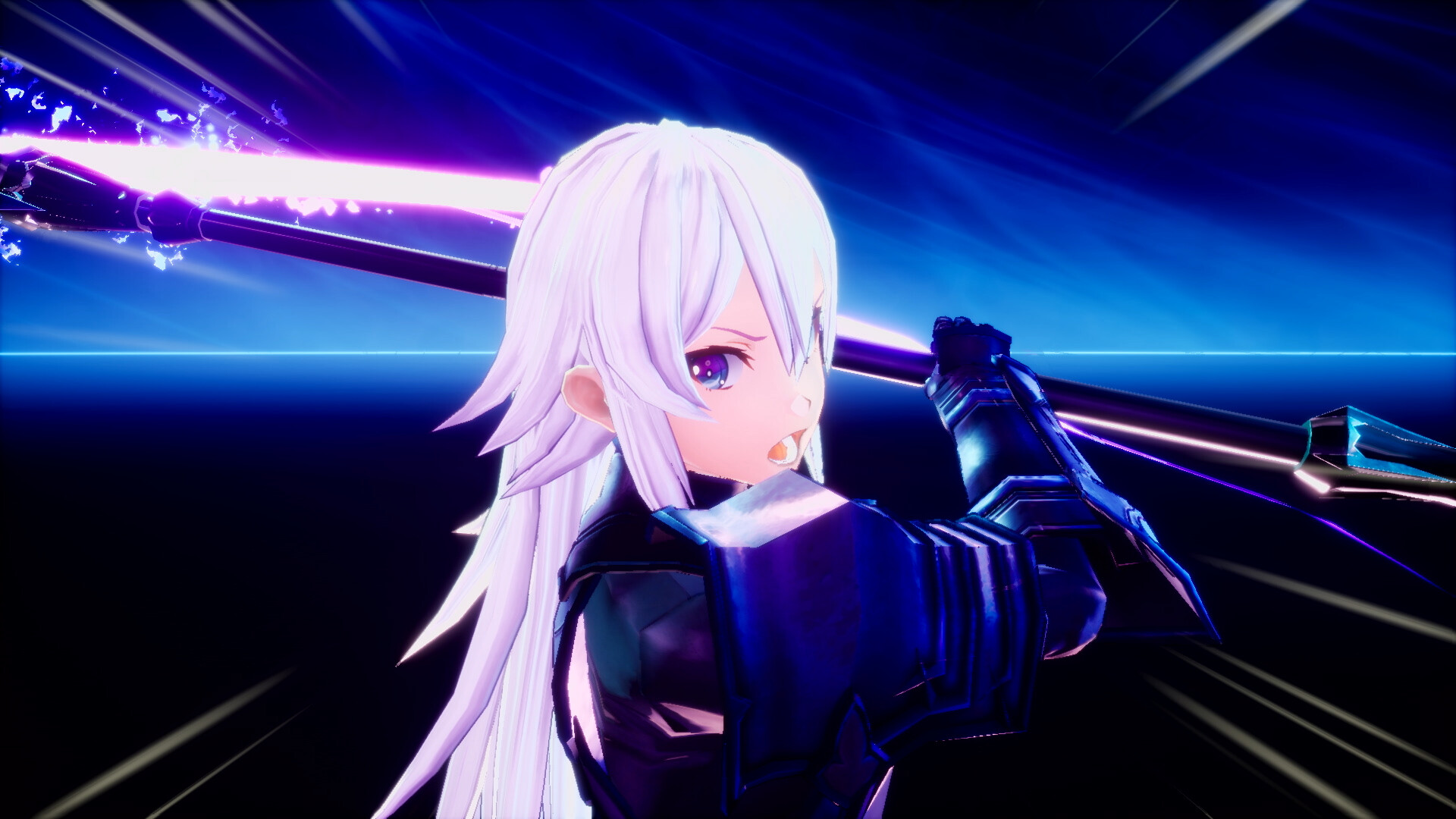 Steam Workshop::Anime Girl with White Hair flying (60 fps) (4k)