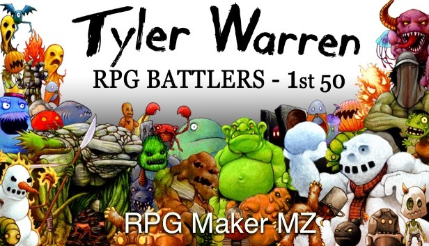 RPG Maker MZ - Tyler Warren RPG Battlers - 1st 50 Steam capsule image