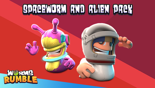 Worms Rumble - Spaceworm and Alien Double Pack Steam capsule image