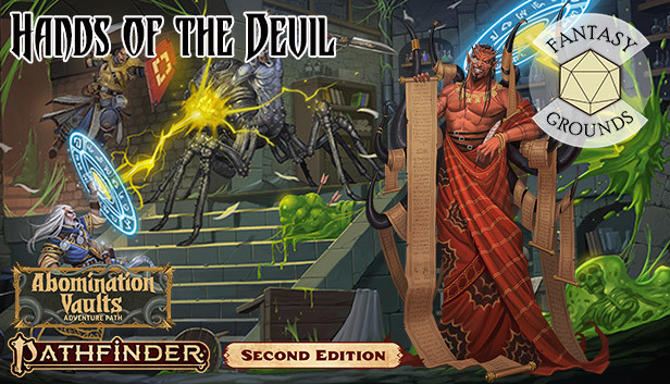 Fantasy Grounds - Pathfinder 2 RPG - Pathfinder Adventure Path #164: Hands of the Devil (Abomination Vaults 2 of 3) Steam capsule image