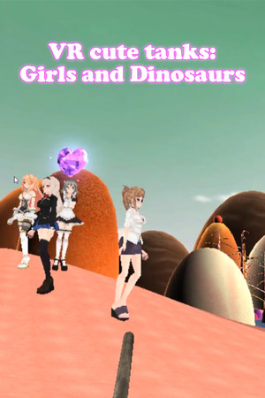VR cute tanks: Girls and Dinosaurs cover art