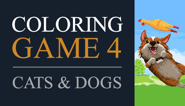 Coloring Game 4 – Cats & Dogs Steam capsule image