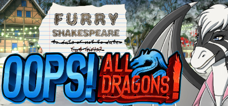 Furry Shakespeare: Oops! All Dragons! Cover Image