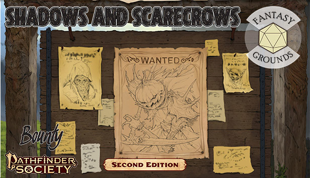 Fantasy Grounds - Pathfinder 2 RPG - Pathfinder Bounty #3: Shadows and Scarecrows Steam capsule image