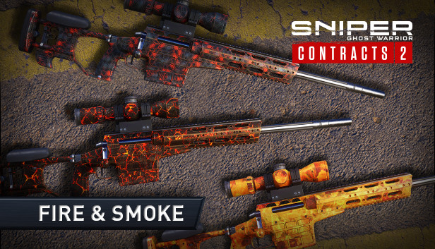 Sniper Ghost Warrior Contracts 2 - Fire & Smoke Skin Pack Steam capsule image