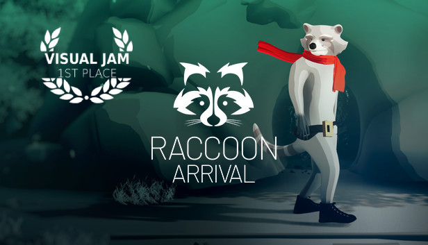 Raccoon Arrival Steam capsule image
