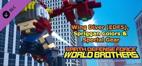 EARTH DEFENSE FORCE: WORLD BROTHERS - Wing Diver (EDF5), Spriggan Colors & Special Gear header image