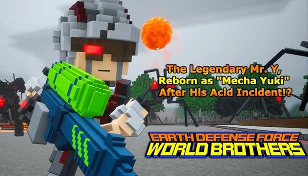 EARTH DEFENSE FORCE: WORLD BROTHERS - The Legendary Mr. Y, Reborn as "Mecha Yuki" After His Acid Incident!? Steam capsule image