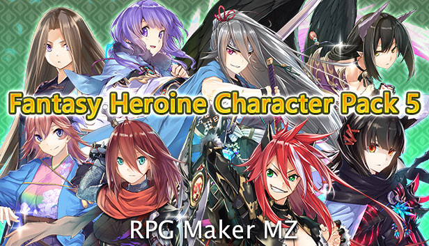 RPG Maker MZ - Fantasy Heroine Character Pack 5 Steam capsule image