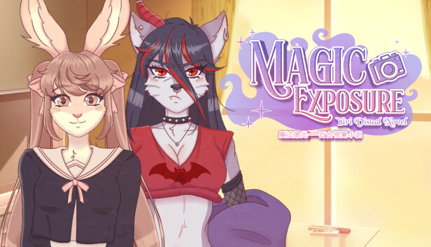 Magic Exposure – Yuri Visual Novel Steam capsule image