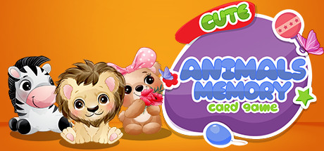 Cute Animals Memory Card Game