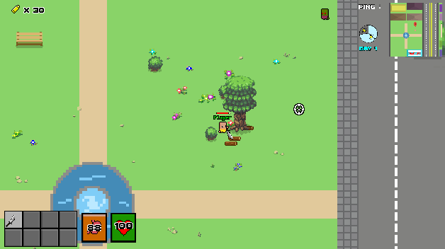 Paniic.io - browser based, multiplayer zombie survival game