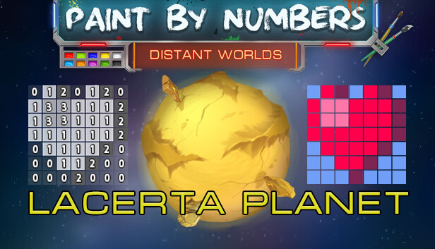 Paint By Numbers - Lacerta Planet Steam capsule image