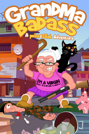GrandMa Badass - a crazy point and click adventure cover art