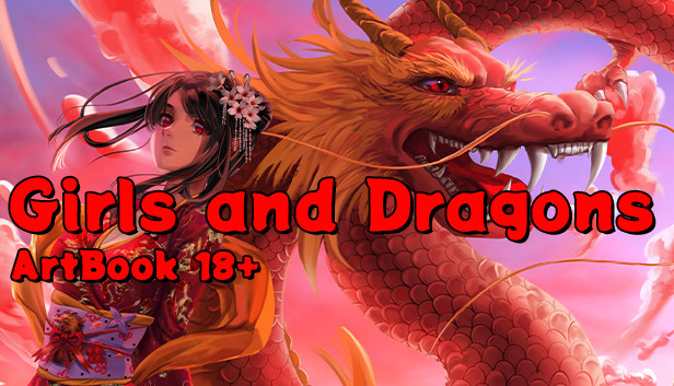 Girls and Dragons - Artbook 18+ Steam capsule image