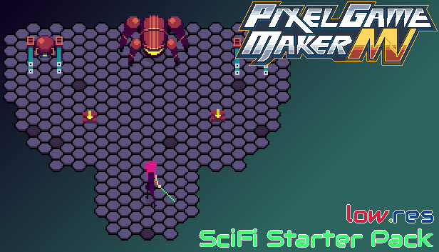 Pixel Game Maker MV - low.res Sci Fi Starter Pack Steam capsule image