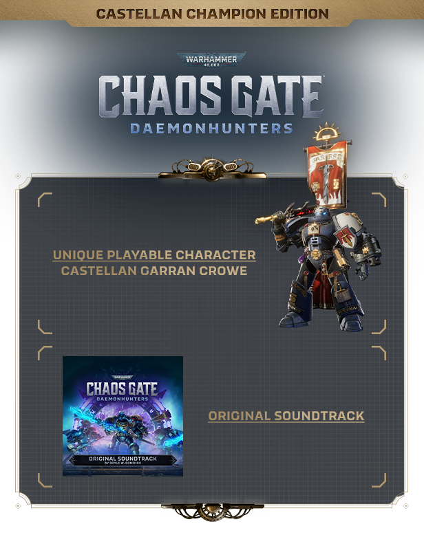 Warhammer 40,000: Chaos Gate - Daemonhunters Castellan Champion