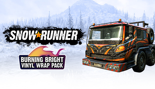 SnowRunner - Burning Bright Vinyl Wrap Pack on Steam