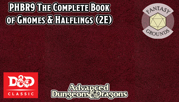 Fantasy Grounds - D&D Classics - PHBR9 The Complete Book of Gnomes & Halflings (2E) Steam capsule image