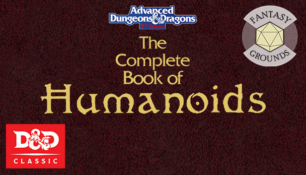Fantasy Grounds - D&D Classics - PHBR10 The Complete Book of Humanoids (2E) Steam capsule image