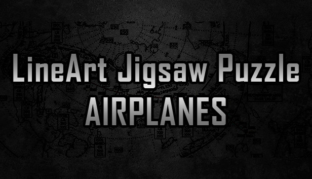LineArt Jigsaw Puzzle - Airplanes Steam capsule image