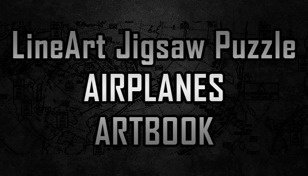 LineArt Jigsaw Puzzle - Airplanes ArtBook Steam capsule image