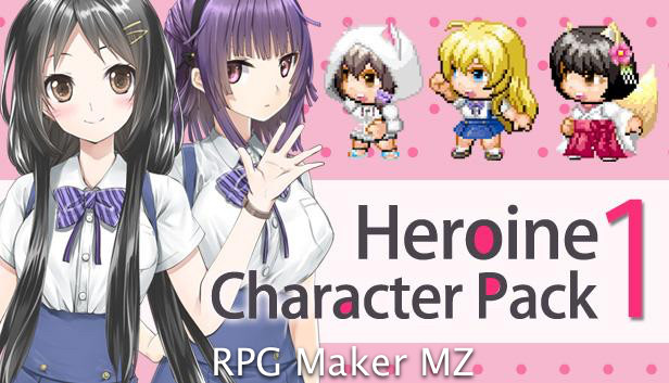 RPG Maker MZ - Heroine Character Pack 1 Steam capsule image