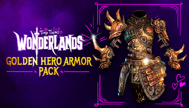 Tiny Tina's Wonderlands: Golden Hero Armor Pack Steam capsule image