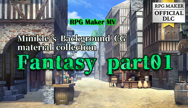 RPG Maker MV - Minikle's Background CG Material Collection Fantasy part01 Steam capsule image