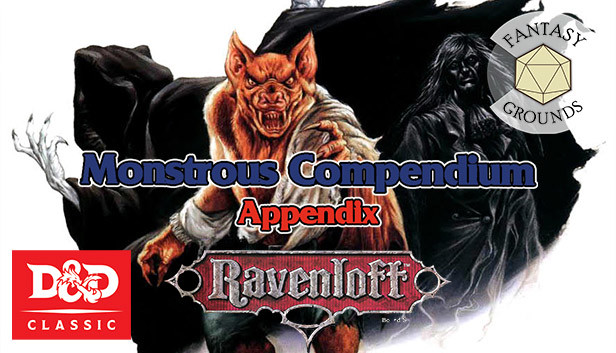 Fantasy Grounds - D&D Classics: MC10 Monstrous Compendium Ravenloft Appendix (2E) Steam capsule image