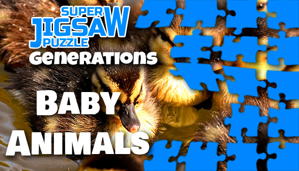 Super Jigsaw Puzzle: Generations - Baby Animals Steam capsule image
