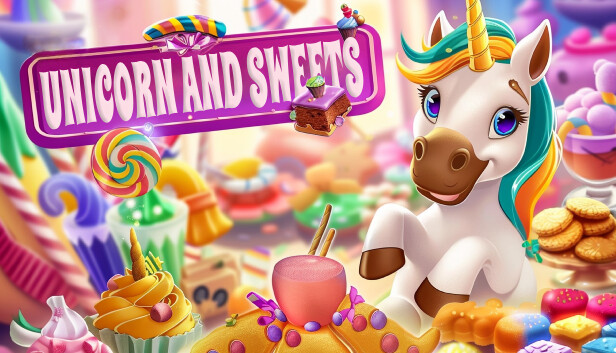 Unicorn and Sweets Steam capsule image