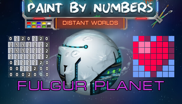 Paint By Numbers - Fulgur Planet Steam capsule image