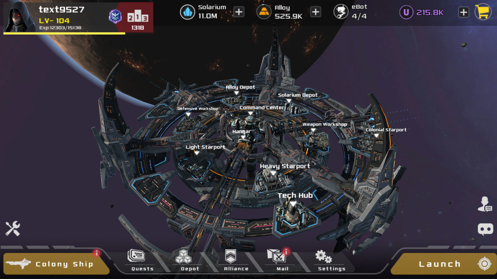 star wars colony ship