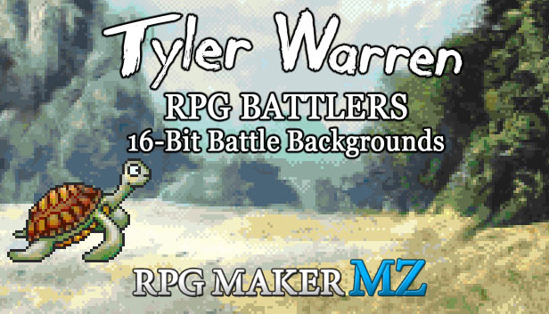 RPG Maker MZ - Tyler Warren RPG Battlers - 16 Bit Battle Backgrounds Steam capsule image