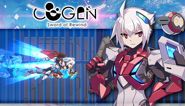 COGEN: Sword of Rewind - Additional Story ＆ Playable Character: Copen (Gunvolt Chronicles: Luminous Avenger iX 2) / COGEN: 大鳥こはくと刻の剣 - 追加シナリオ＆プレイ可能キャラクター：アキュラ編（『白き鋼鉄のX（イクス）2』より） Steam capsule image