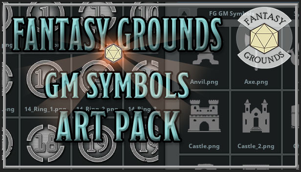 Fantasy Grounds - Fantasy Grounds GM Symbols Steam capsule image