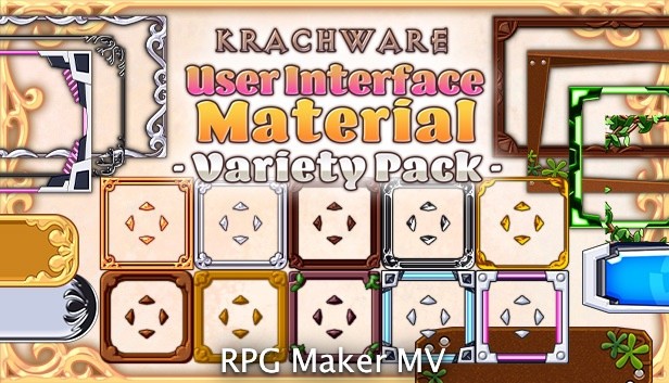 RPG Maker MV - Krachware User Interface Material Variety Pack Steam capsule image