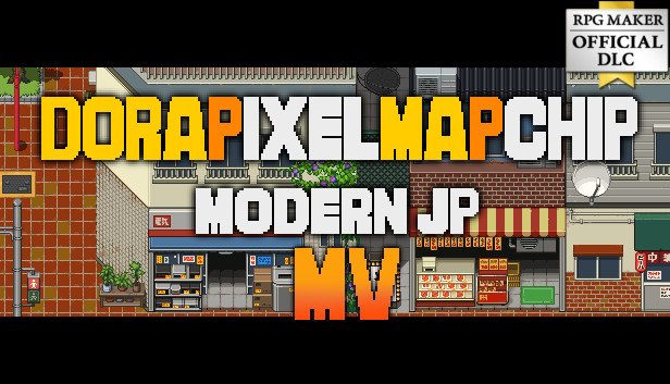RPG Maker MV - DorapixelMapChips - Modern JP Steam capsule image