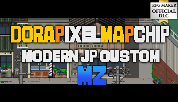 RPG Maker MZ - DorapixelMapChips - Modern JP Custom Steam capsule image