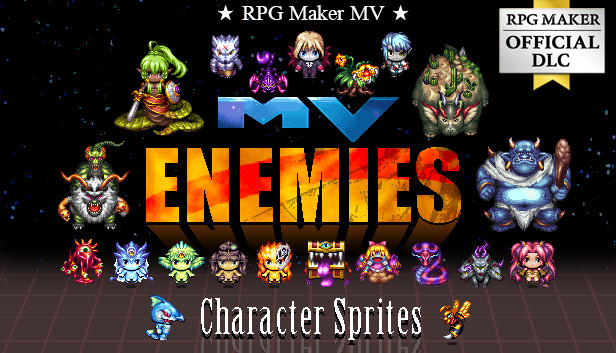 RPG Maker MV - MV Enemies - character sprites Steam capsule image