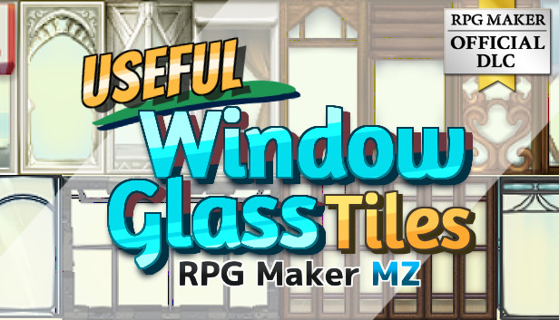 RPG Maker MZ - Useful Window Glass Tiles Steam capsule image