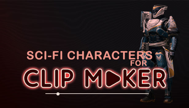 Sci-fi characters for Clip maker Steam capsule image