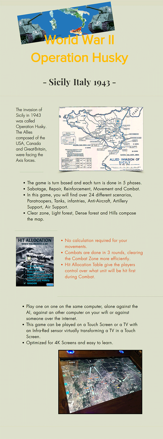 World War 2 Operation Husky on Steam