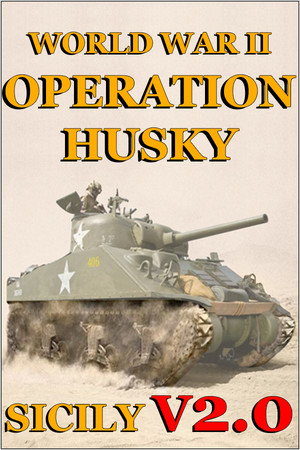 World War 2 Operation Husky cover art