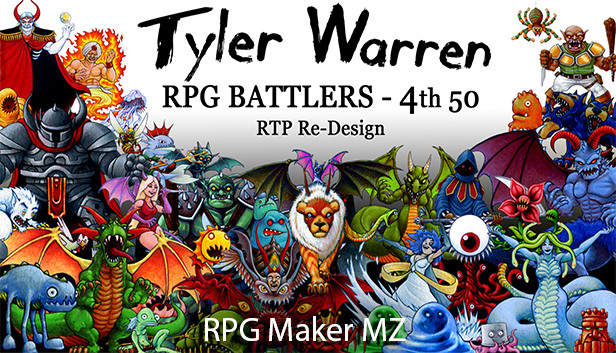 RPG Maker MZ - Tyler Warren RTP Redesign 1 Steam capsule image