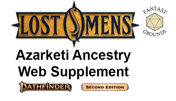 Fantasy Grounds - Pathfinder 2 RPG - Lost Omens Azarketi Web Supplement Steam capsule image